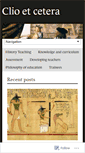 Mobile Screenshot of clioetcetera.com