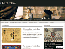 Tablet Screenshot of clioetcetera.com